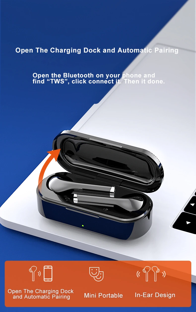 Sport True Wireless Earbuds TWS Wireless Earphones Bluetooth 5.0 Wireless Headphone - ANKUX.COM