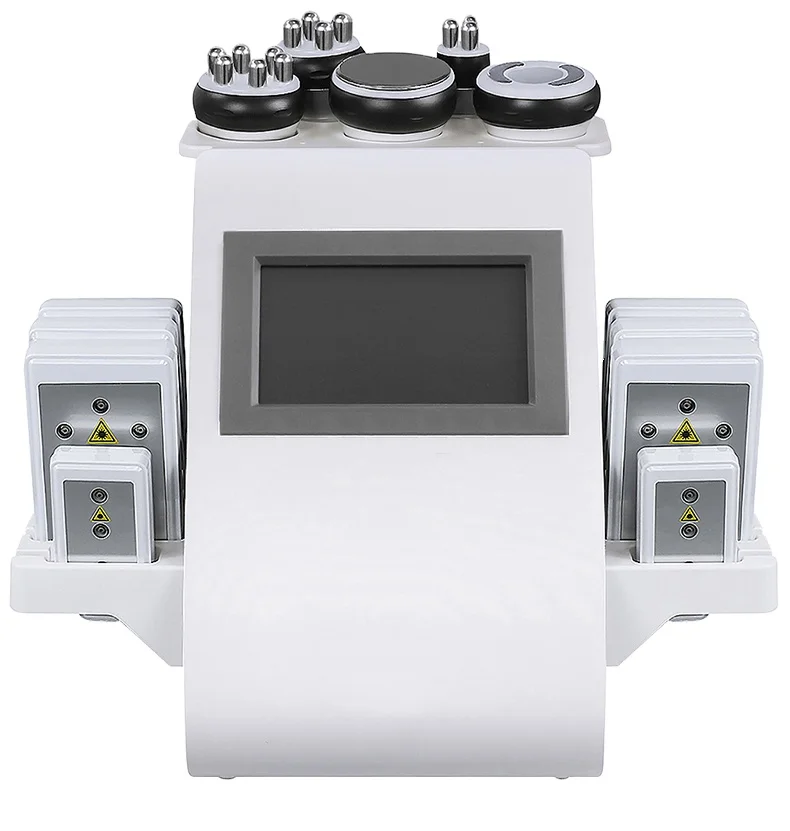 

Professional radio frequency weight loss 40K cavitation machine burning and removing body shape weight loss instrument, White