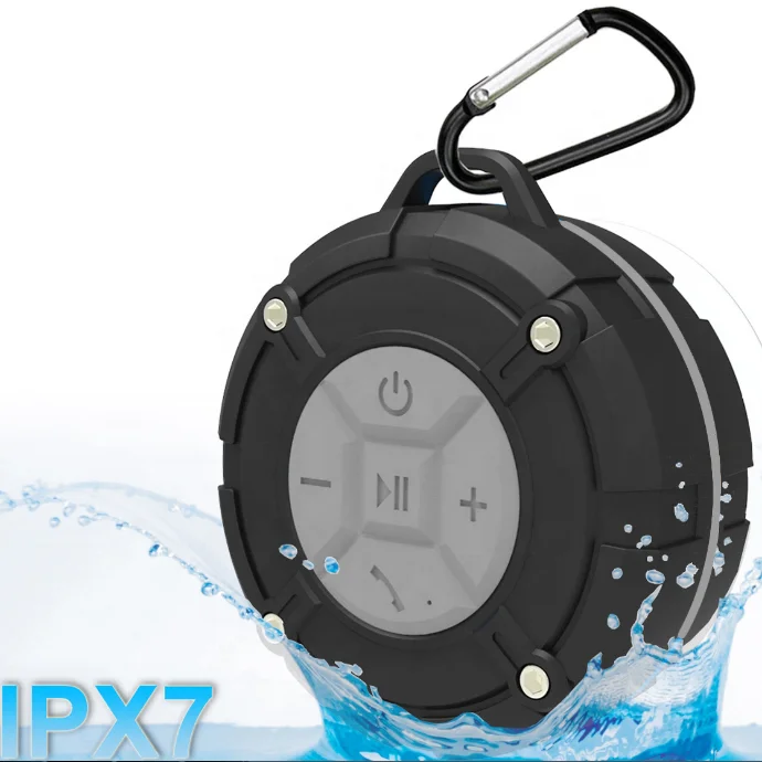 C618 Amazon Explosion IPX7 Outdoor Waterproof Bluetooth Speaker with Suction Cup Hanging Button Portable Wireless Speaker