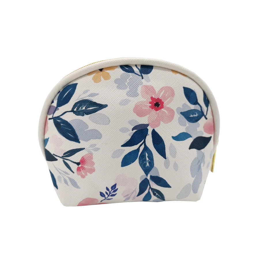 

New style fashion pu leather digital printing travel makeup mini cosmetic bag, Customized