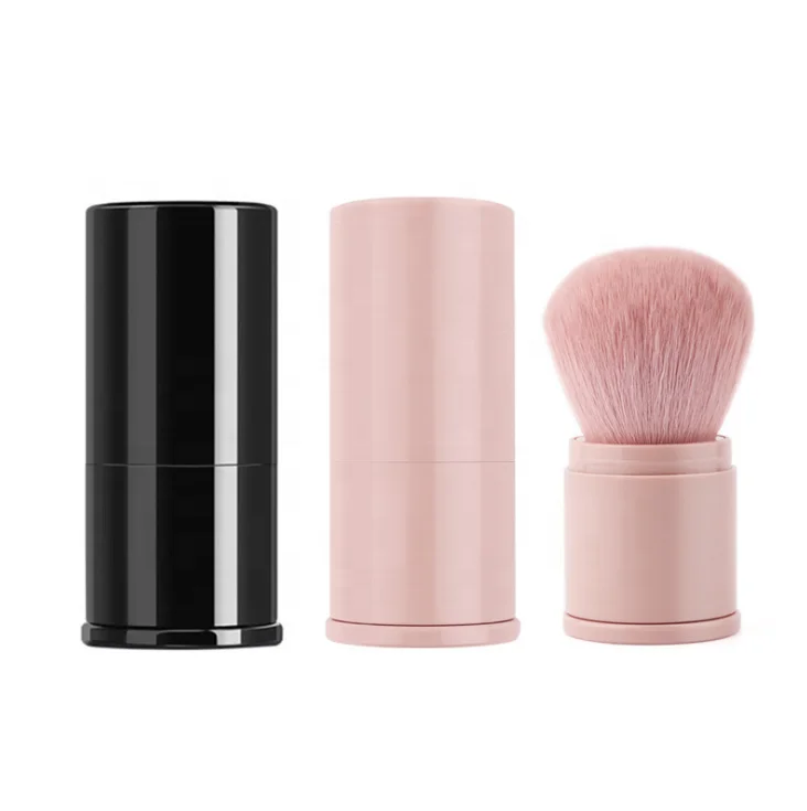

Professional Retractable Kabuki Makeup Brushes Face Powder Brush Loose Powder Blush Multifunctional Make Up Brush