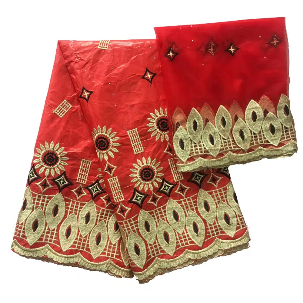 

new design mikemaycall 100% cotton guinea embroidery lace bazin riche shada damask african fabric with rose