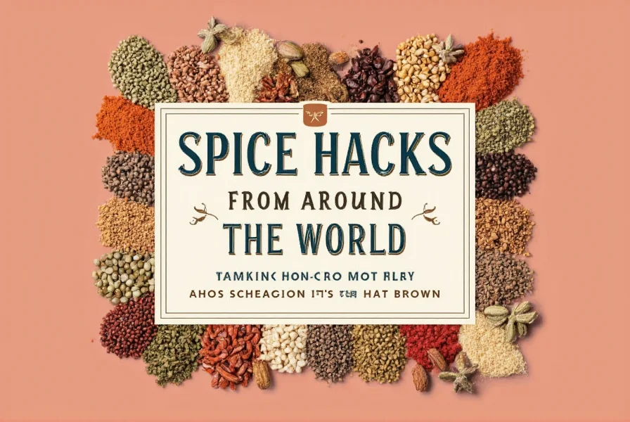 Indian spices including turmeric, cumin, and garam masala