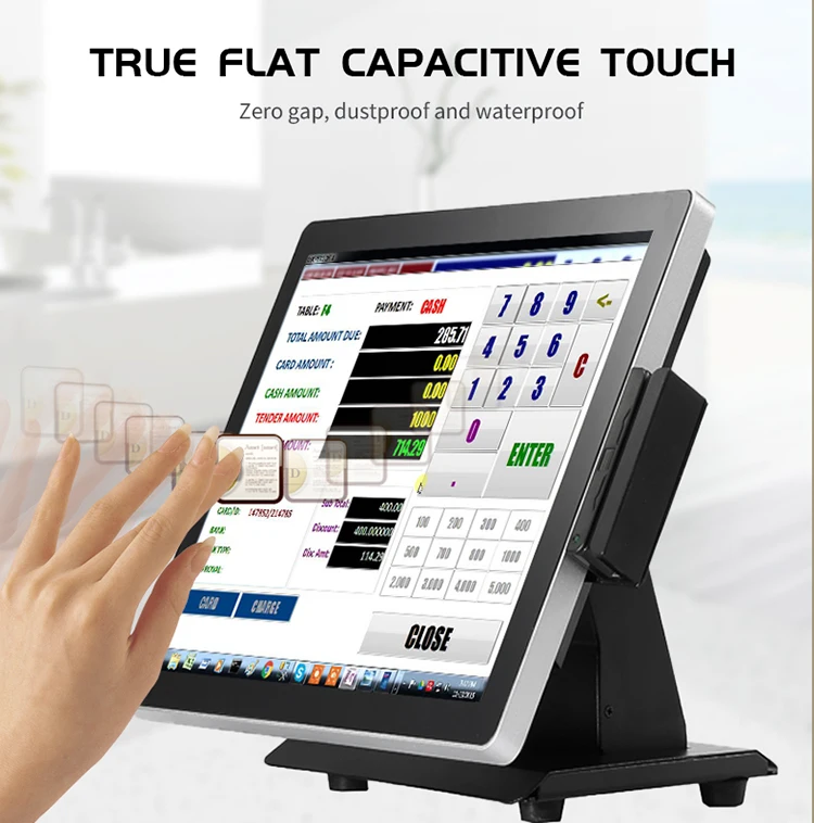 15 Inch Cash Register Retail Store Touch Screen Terminal Payment