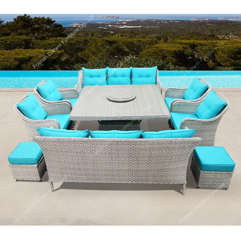 New Arrivals Aluminum Outdoor Furniture Rattan Garden Furniture