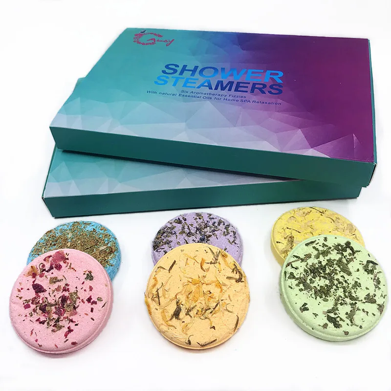 

2022 hot sell factory wholesale Shower Steamers Aromatherapy Gift Set Relaxing Self Care Gifts for family. Self SPA in home