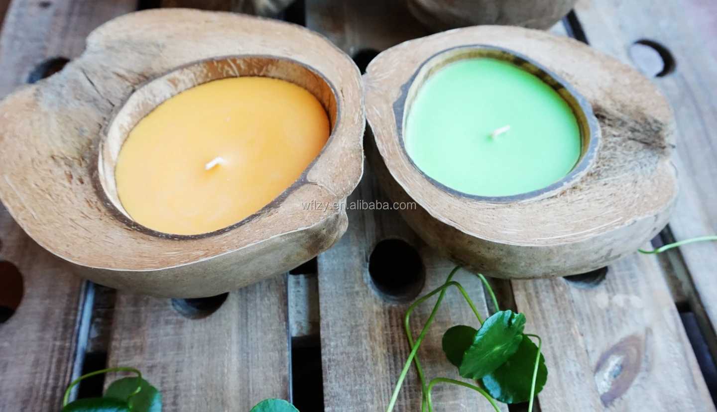 Soy Candle By Coconut Bowls coconut Soy Candles With Crack Woodwicks Buy Coconut Candles,Soy