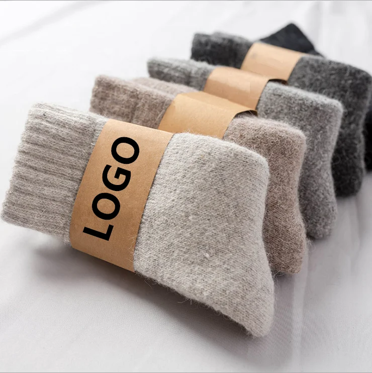 

Custom Camel Wool Cashmere Bed High Slouch Sock Women Warm Winter Thick 100% Merino Wool Cashmere Slouch fashion Socks, As pictuer/custom color