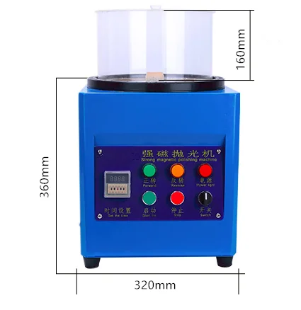 high quality magnetic tumbler terrazzo bench magnetic polishing machine