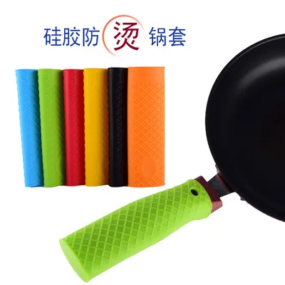 

Factory Reusable Heat Protecting Cookware Silicone Pot Handle Covers