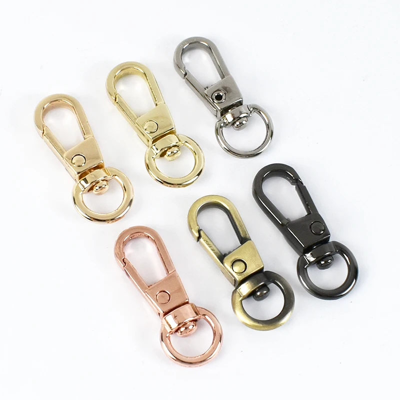 

Meetee F3-28 8mm Alloy Hook Buckle Hardware Accessories for Bag Chain Snap Clasps Handbag Strap Lobster Spring Buckles