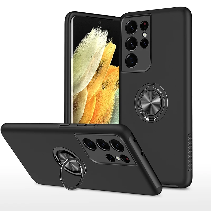 

Large supply Light Weight Magnetic Phone Case for Samsung A51 A21S Cover With Kickstand