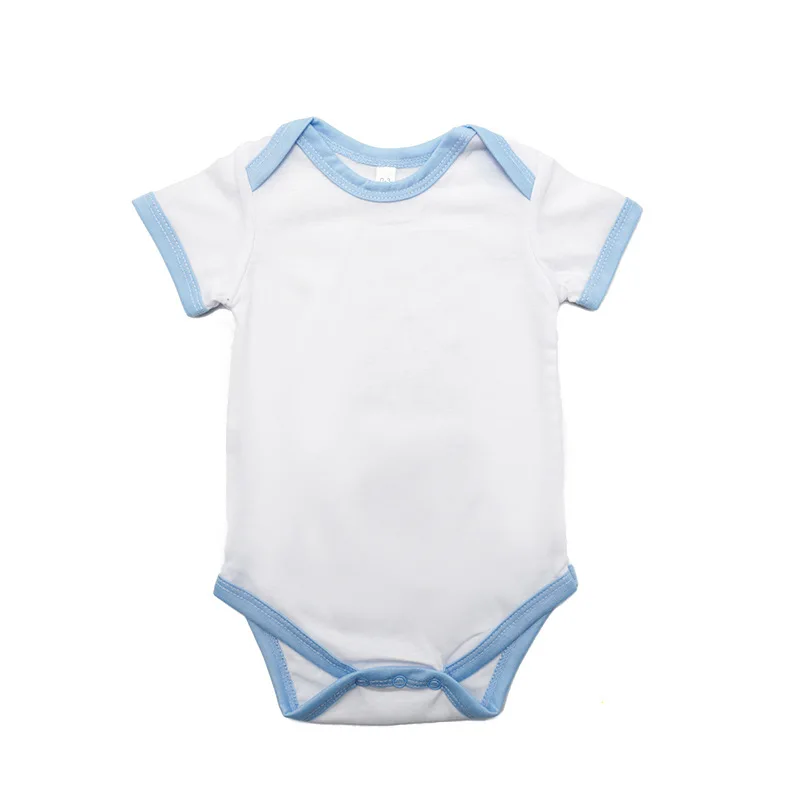 

2021 baby romper high quality unisex baby boys' rompers onesies 100% printable infant romper sublimation blanks baby clothes