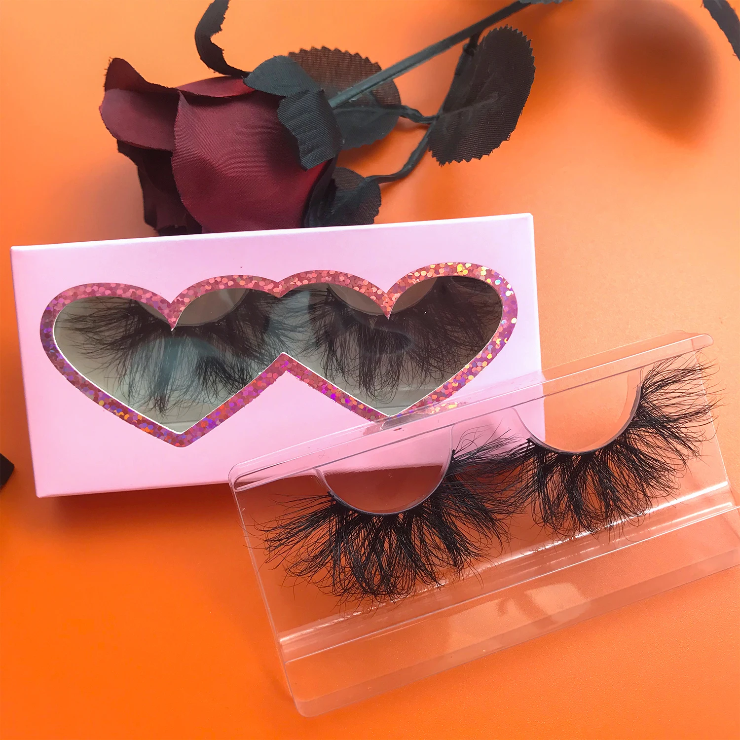 

Hand made full strip lash package bulk high quality false 3d mink eyelashes set with glue and tweezer lashes5d wholesale vendor