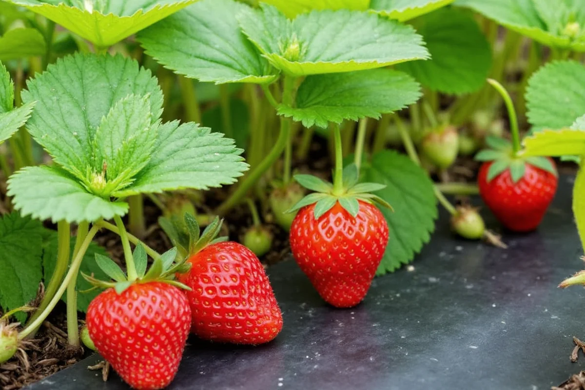 how many strawberry plants for a family of 4