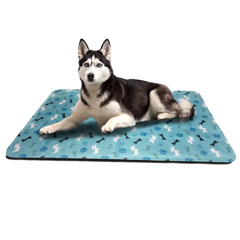 

Factory Direct Sale Recycling Non Toxic Comfort Foldable Gel Self Pet Cooling Mat Bed Pad For Dogs And Cats//, Polar bear,dark blue,snowflake,cartoon dog,water drop