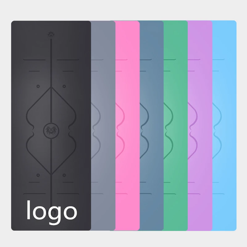 

Custom Logo Sustainable Natural Pu Rubber 5mm Size Exercise Yoga Mat