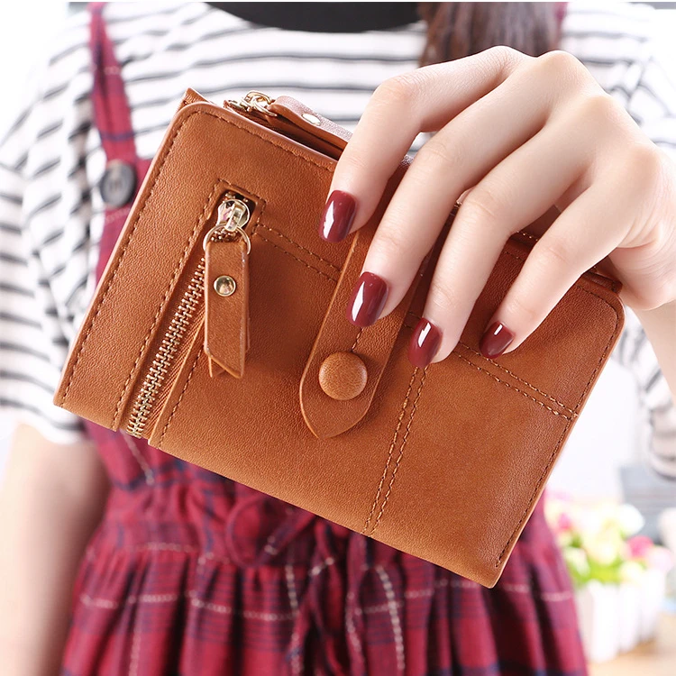 

GS473 Wholesale New Multi-functional Folding Women's Small Short Wallet, 6 colors