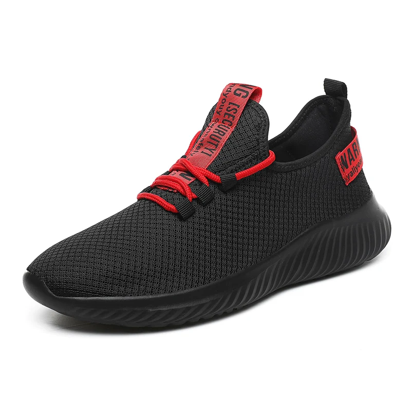 

Factory Wholesale Cheap Breathable Black Zapatillas Deportivas Walking Style Sport Running Men Fashion Sneakers For Men