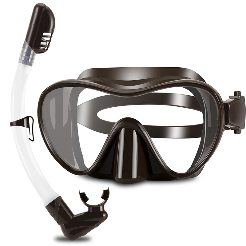 

Snorkel Set Free Anti-Fog Breathing Diving Mask and Snorkel, 16 colors available