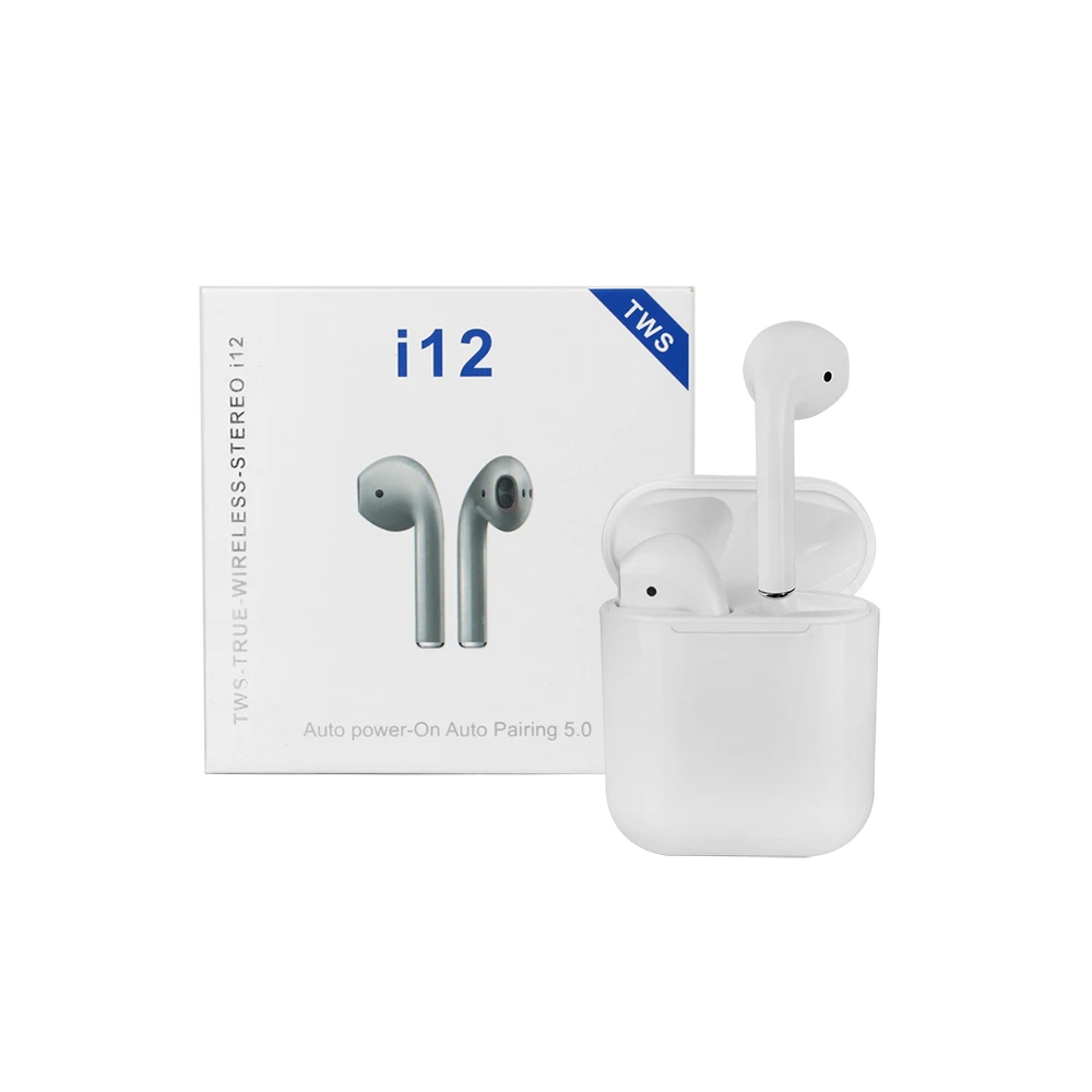 

2021 Best Sale TWS Inpods i12 Bluetooth V5.0 Earphone Earbuds Macaron Headphone Touch Control In Ear Headset With Microphone, 6 colors