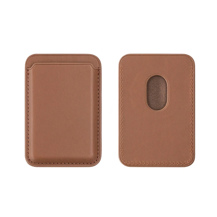 

Custom Logo Strong Magnetic RFID Blocking Slim PU Leather Mag Safe Wallet Phone Card Holder For Magsafe Wallet For Iphone 12, Multiple colors