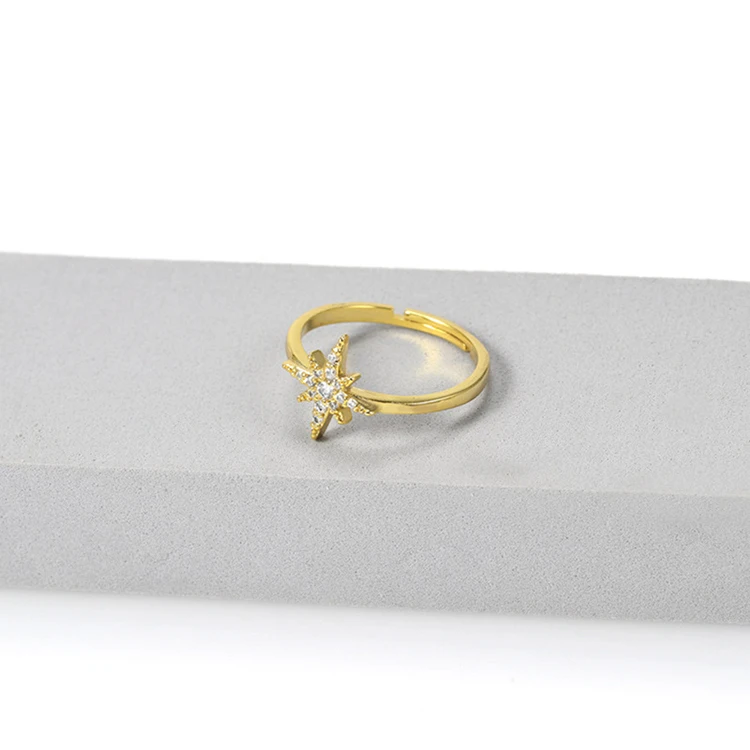 

Jewelry direct sales fashion simple ladies style inlaid zircon ring dating gift ring, Picture shows