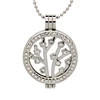 Artificial Jewellery Round Hollow Diamond Charms Necklace Statement Necklace Coin Necklace For Women