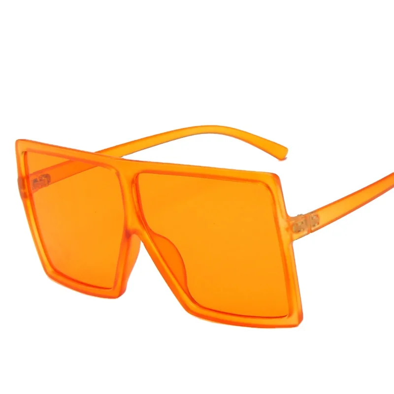 

High End Oversized Square Plastic Frame Personality Sunglasses