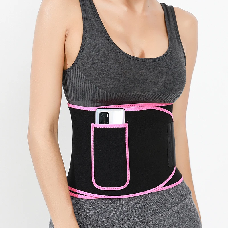 

Wholesale Custom Private Label Neoprene Red Weight Loss Slimming Sweat Stomach Waist Trimmer Belt For Women