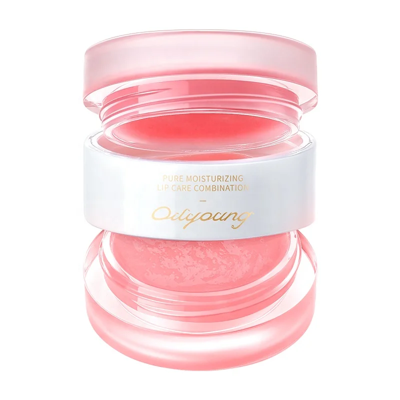 

Organic lip Sleeping Mask Rose Oil Collagen Private Label Logo Lip Care Maks Hydrating Exfoliating And Lightening Lip Mask, Pink