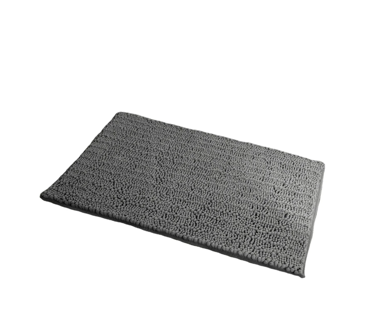 

Suitable for Multiple Scenarios Durable Luxury Non Slip Bathroom Mats Washable Bath Rug, Grey