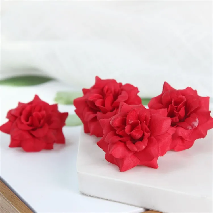 

Creative garden tools Home Decoration Accessories Fake Plants Pompons Artificial Roses Flowers 4.5 cm Silk Peony Bouquet