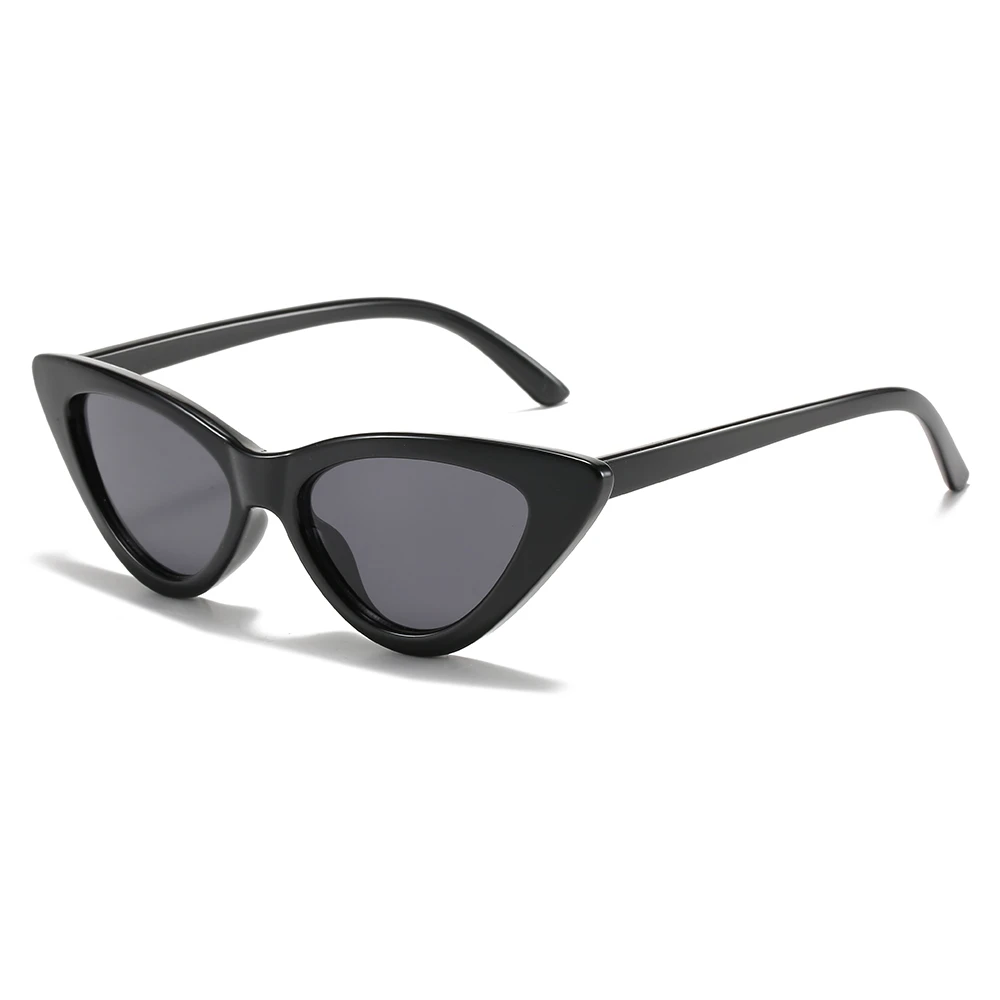 

Wholesale high quality Fashion shades sun glasses triangle sexy women retro cat eye sunglasses, Custom colors