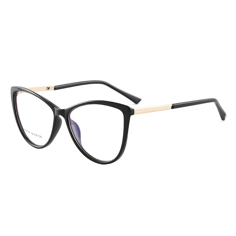 

2021 New Optical Frame Women Glasses Frame Anti Blue Ray Fashion Eyeglasses Spectacles TR90 Eyewear Custom Logo