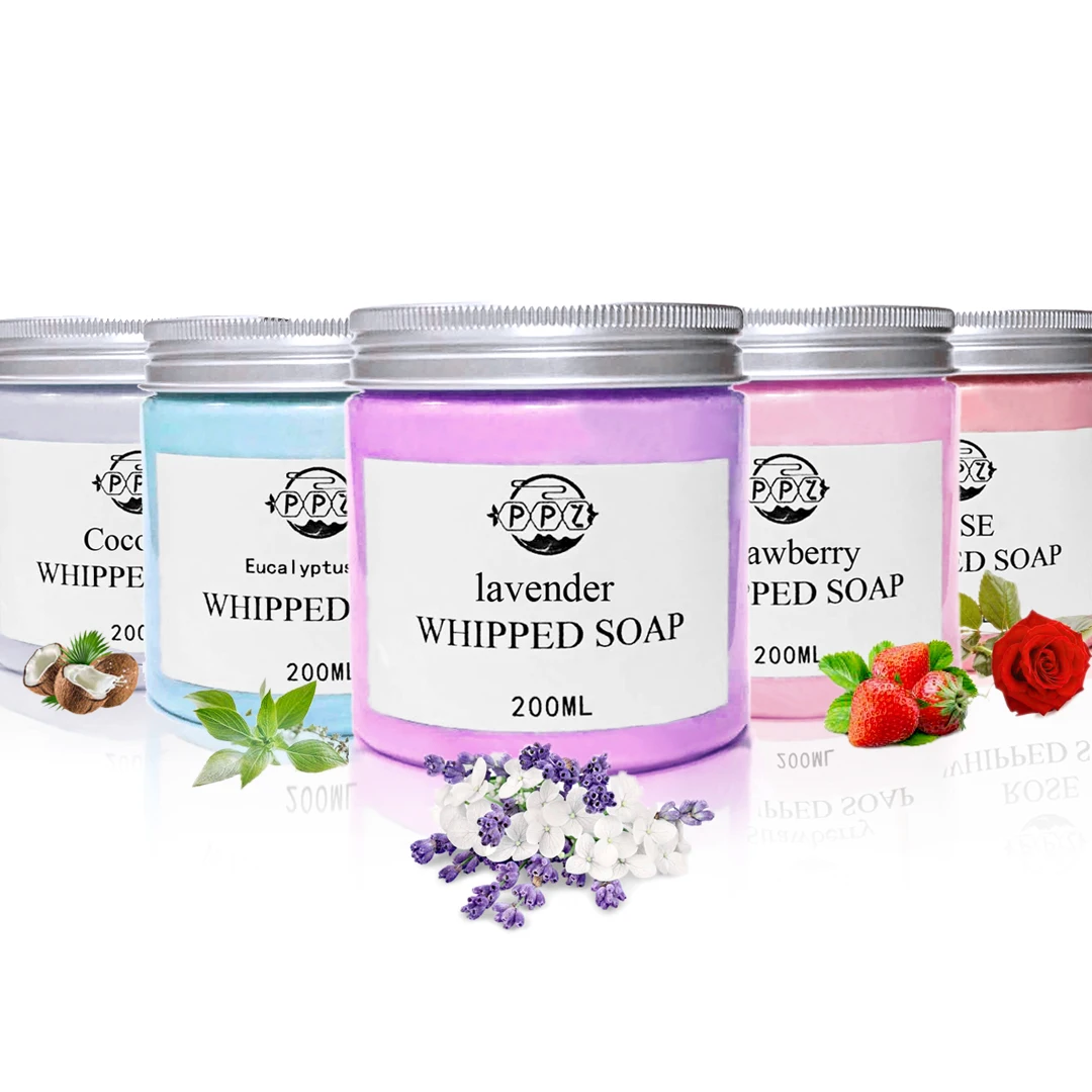 

Bath foam soap, the whipped soap used to clean the body