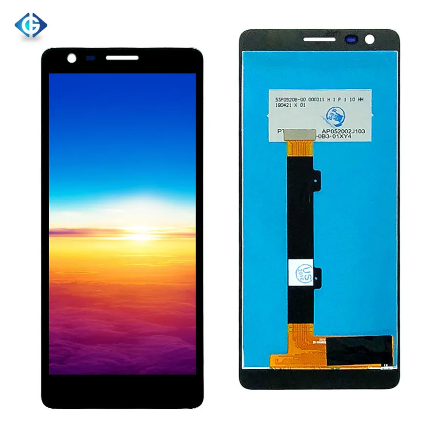 

LCD Displays for Nokia 3.1 Complete N3.1 Touch Screen Digitizer for Nokia 3.1 Parts, Black white for nokia 3.1 lcd