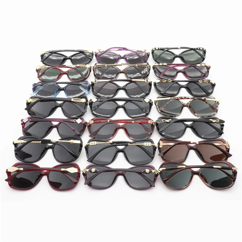

PUSHI 2021new fashion sun shades cheap price polarized sunglasses mix outdoor driving women sunglasses in bulk