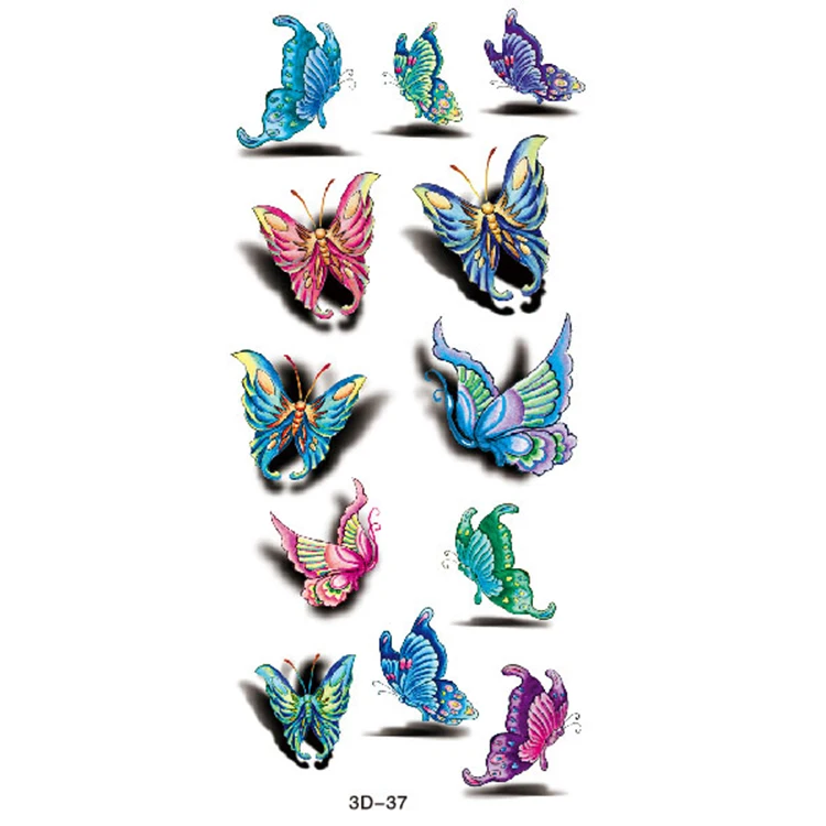 

LDART latest design 3D temporary waterproof tattoo sticker, Cmyk
