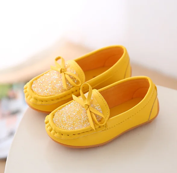 

2021 fancy shoes baby girls kids 2-6-8-10 years small baby glitter upper shining shoes for baby girls walking shoes
