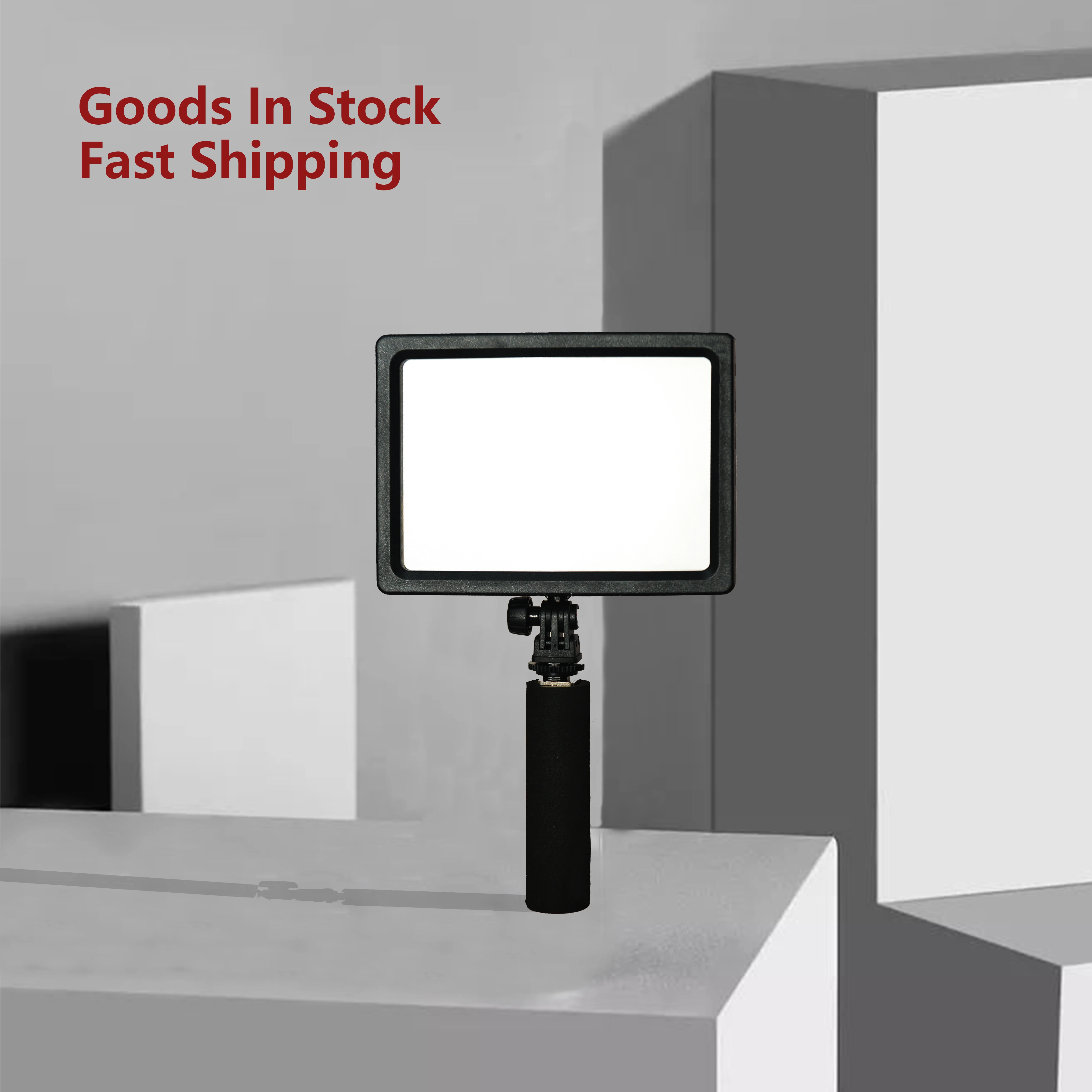 

Super Slim Build-in Battery Powered LED Light for Photography 2800-8000K LED Video Light for Camera, Black