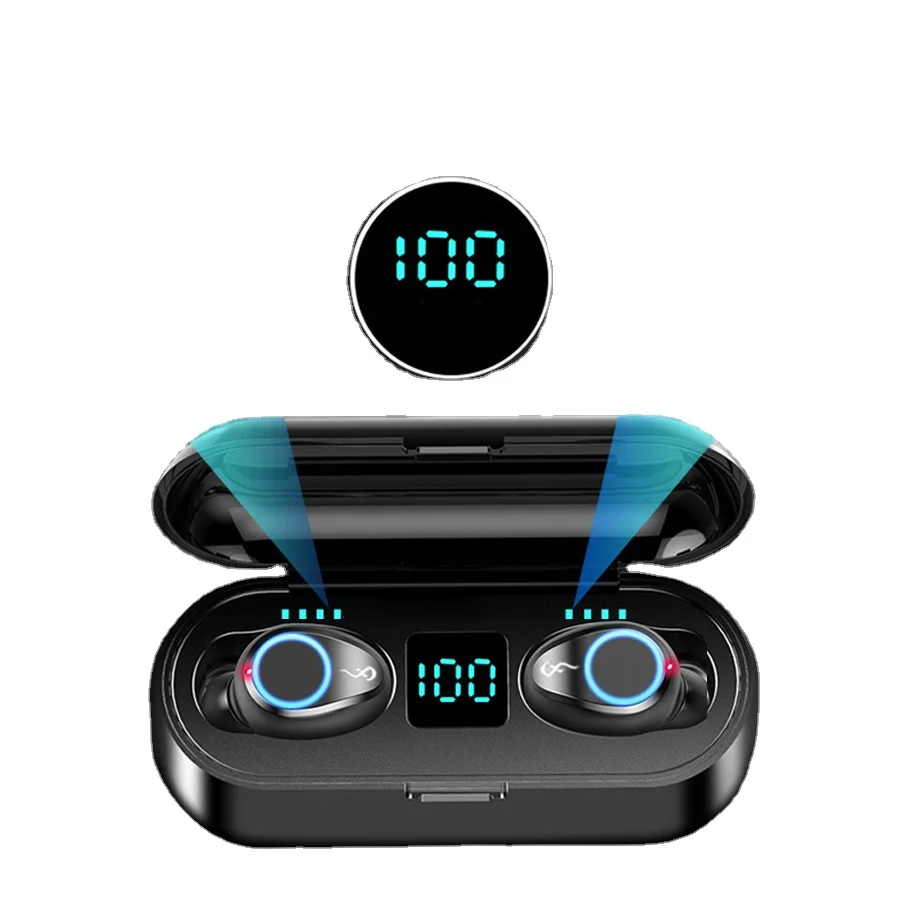 

f9-33 2021 new audifonos f9 BT 5.0 with charging box auriculares tws earbuds wireless