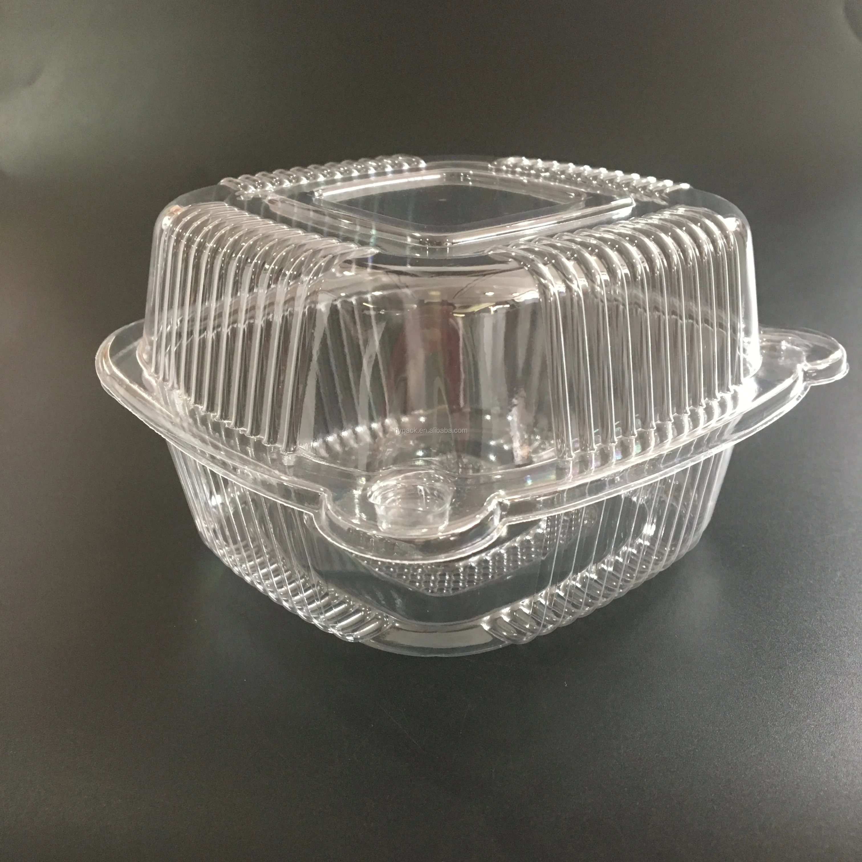 High quality transparent plastic cake box container clamshell buy