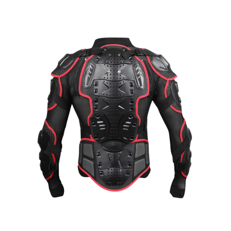 

High Quality Health Care Protection Sports Safety Motorcycle Jackets Armor, Black, red