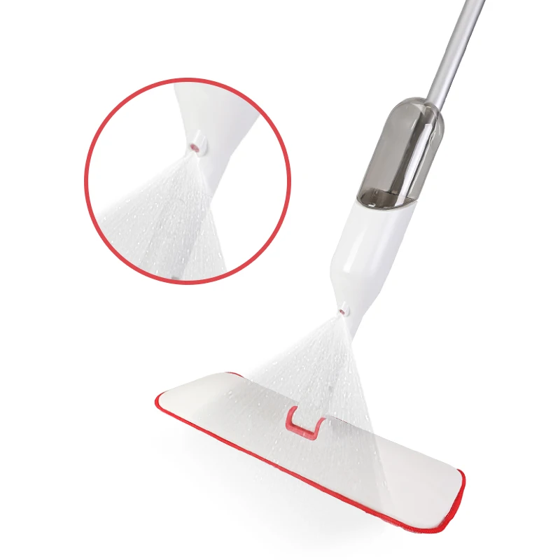 

BOOMJOY easy flexible magic flat mop cleaning mop, Red