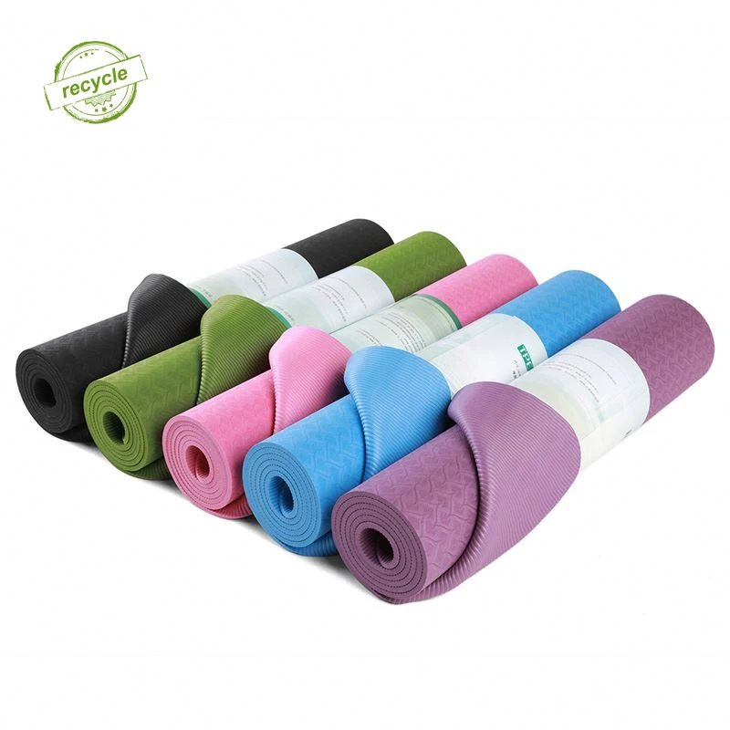 

Gymnastics Non Slip Exercise Custom Logo TPE Yoga Workout Mat