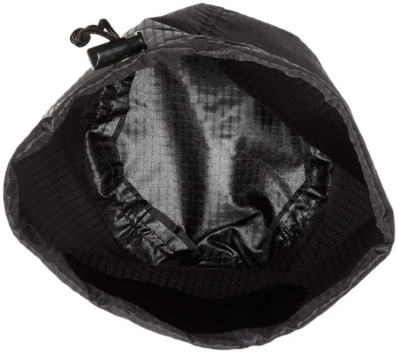 Customized Black Large Round Bottom Nylon Drawstring Bag For Packaging