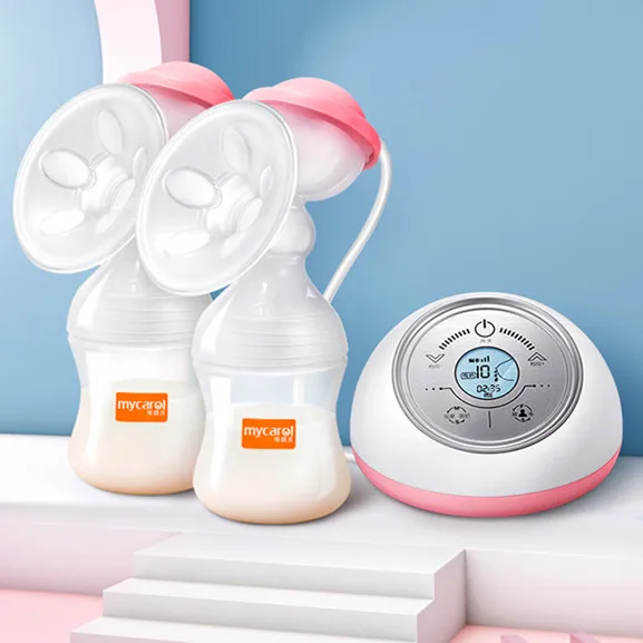 

MyCarol Natural 3D electric double breast pump high standard mother milk extractor breastfeeding products, Customized