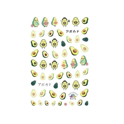 

Misscheering Self Adhesive Nail Art Stickers Candy& Fruit& Snoopy& Avocado Decals Manicure for Fingernails Toenails Nail Tips, Colorful