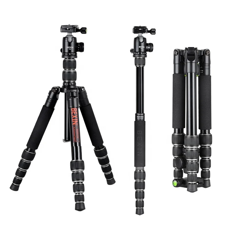 

BEXIN High Quality Foldable Heavy Duty Aluminum Portable Traveling Digital dslr video Camera Tripod Camera Photo Tripod